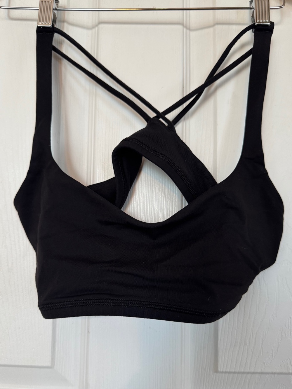 Lululemon Strappy Black Sports Bralette